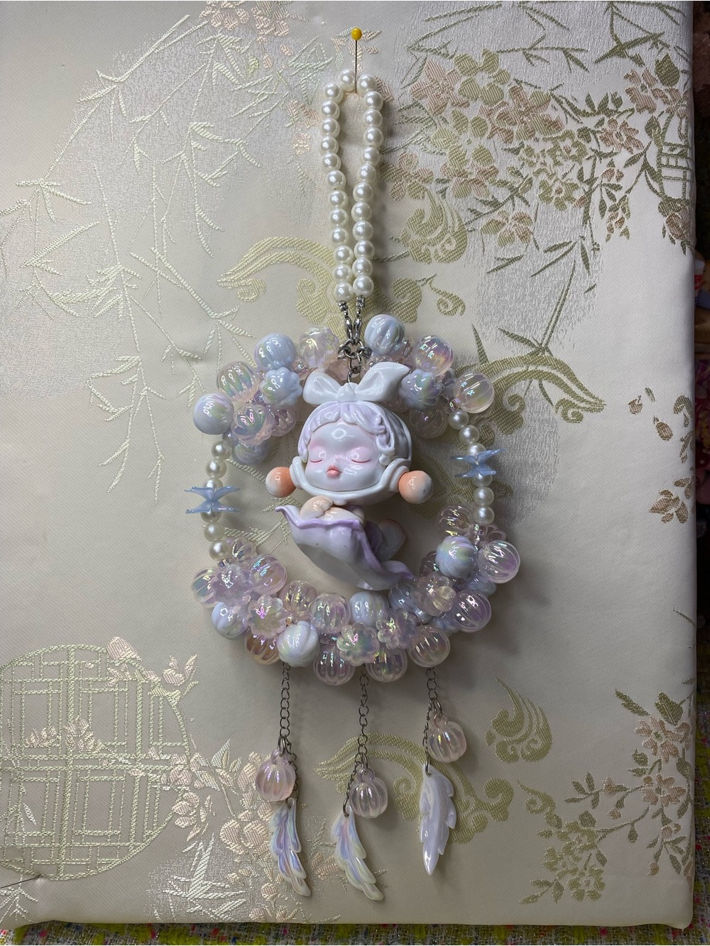 fashion play bag hanging mobile phone chain key chain car hanging cute grain
